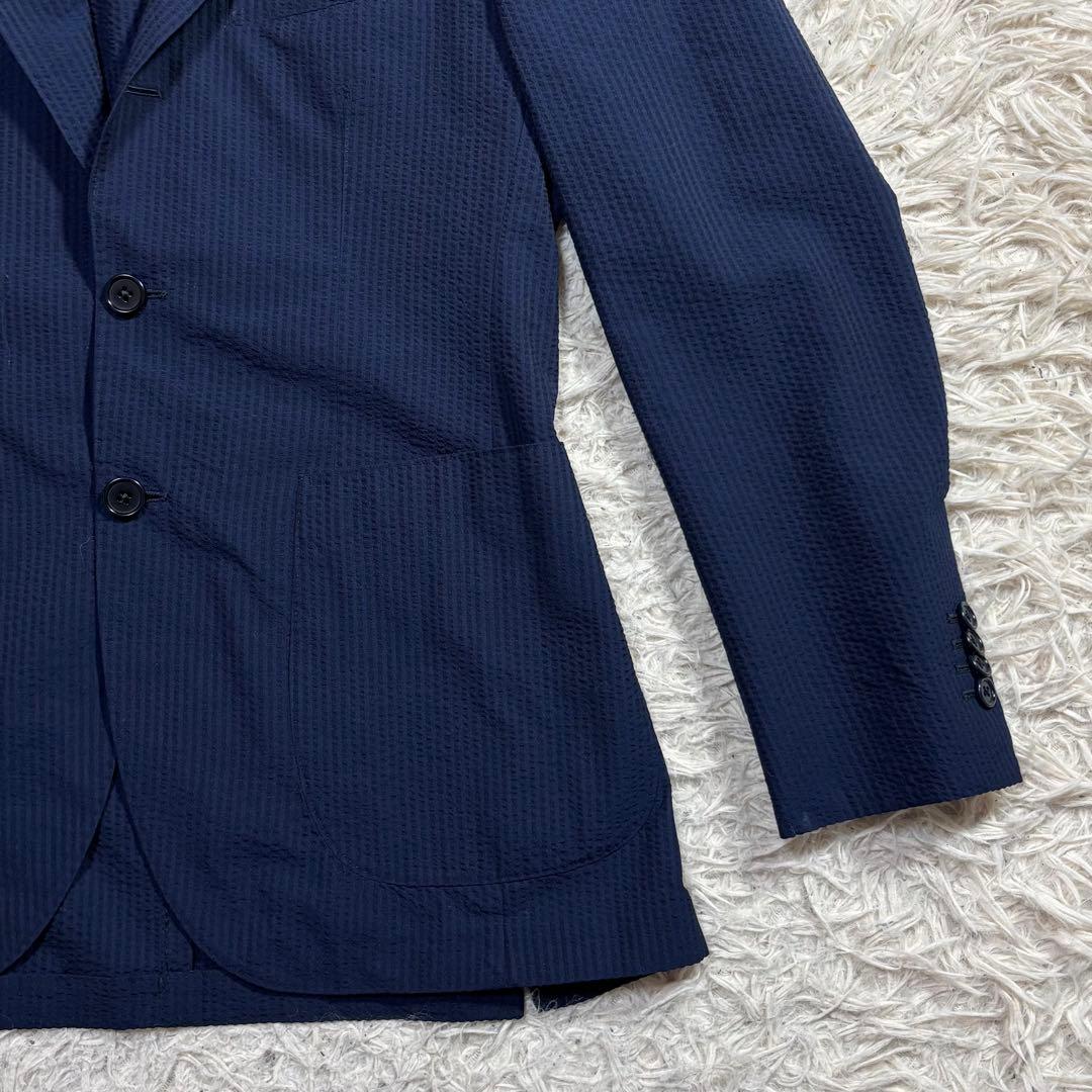 すだち様　BEAMS F テーラードジャケット　アンコン　シアサッカー　シルク混