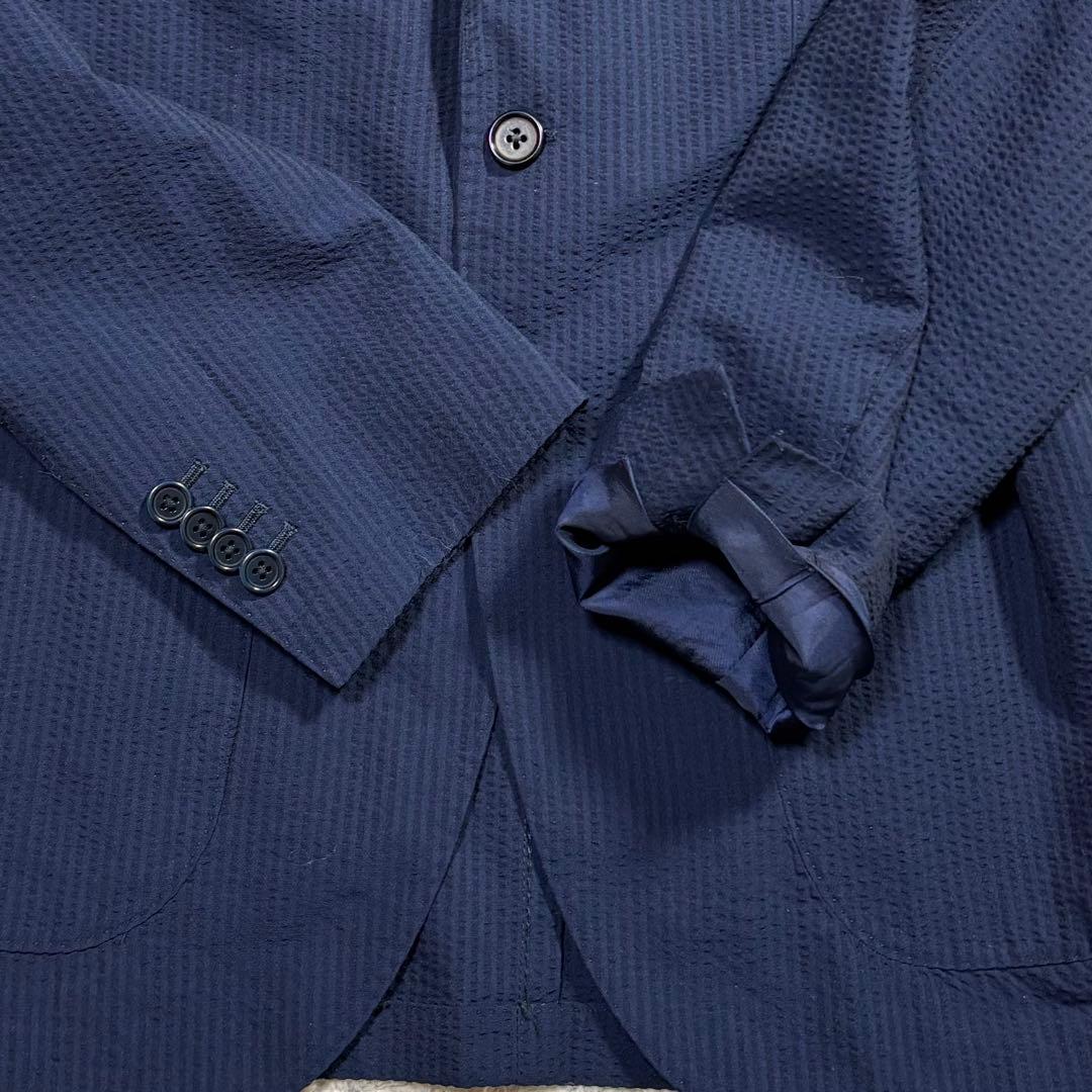 すだち様　BEAMS F テーラードジャケット　アンコン　シアサッカー　シルク混