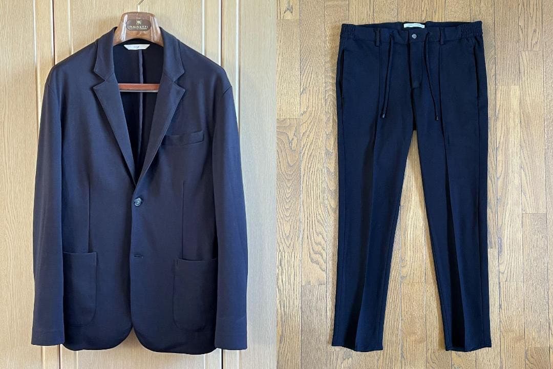 ジャブスアルキヴィオ　シルキージャージー　セットアップ　46 極美品！