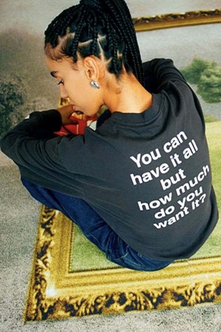 サトシ様 oasis × Levi's ロングスリーブ バンド T ブラック M