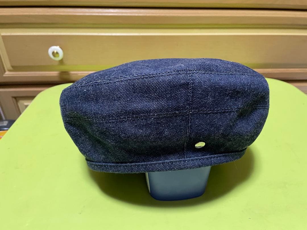 Hermes エルメス　デニム ベレー帽