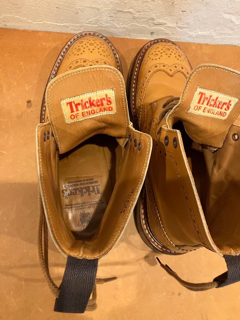 トリッカーズ　カントリーブーツ　エイコーン　UK8