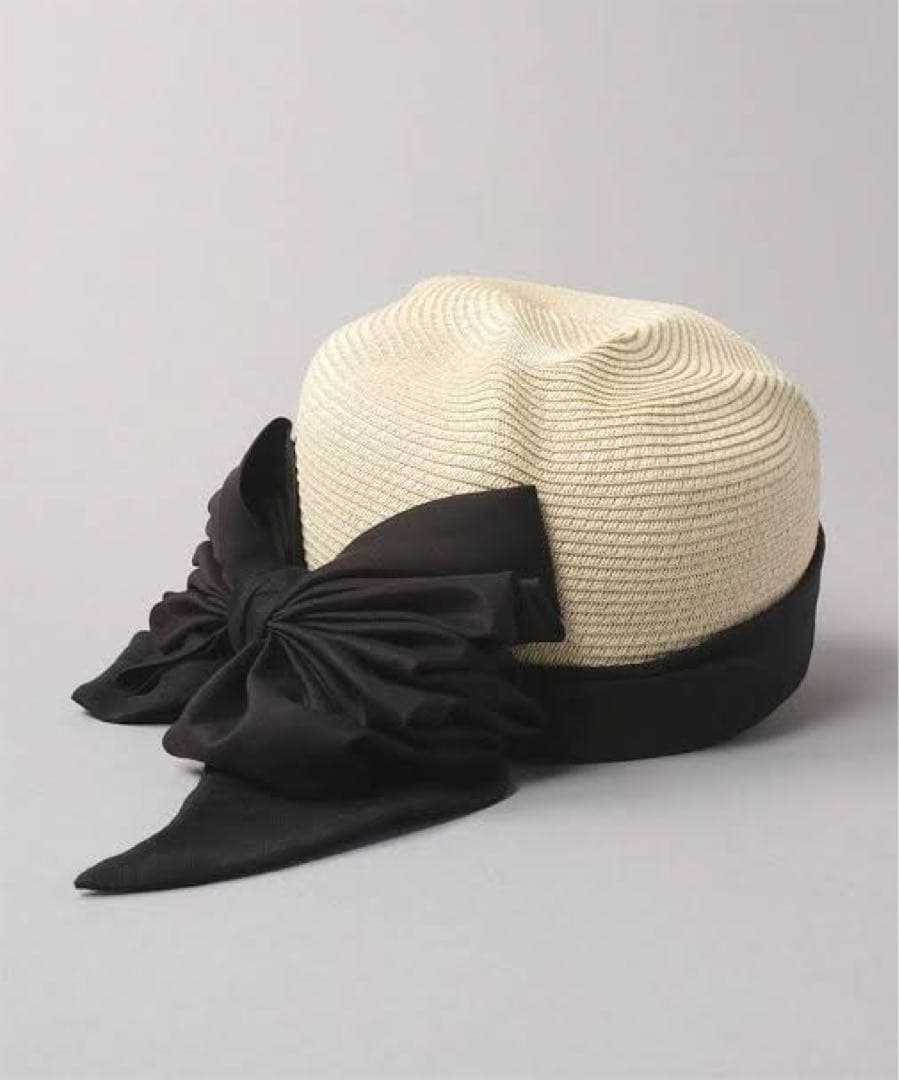 【新品未使用】ca4la☆風の方向PB☆ホワイト☆麦わら帽子