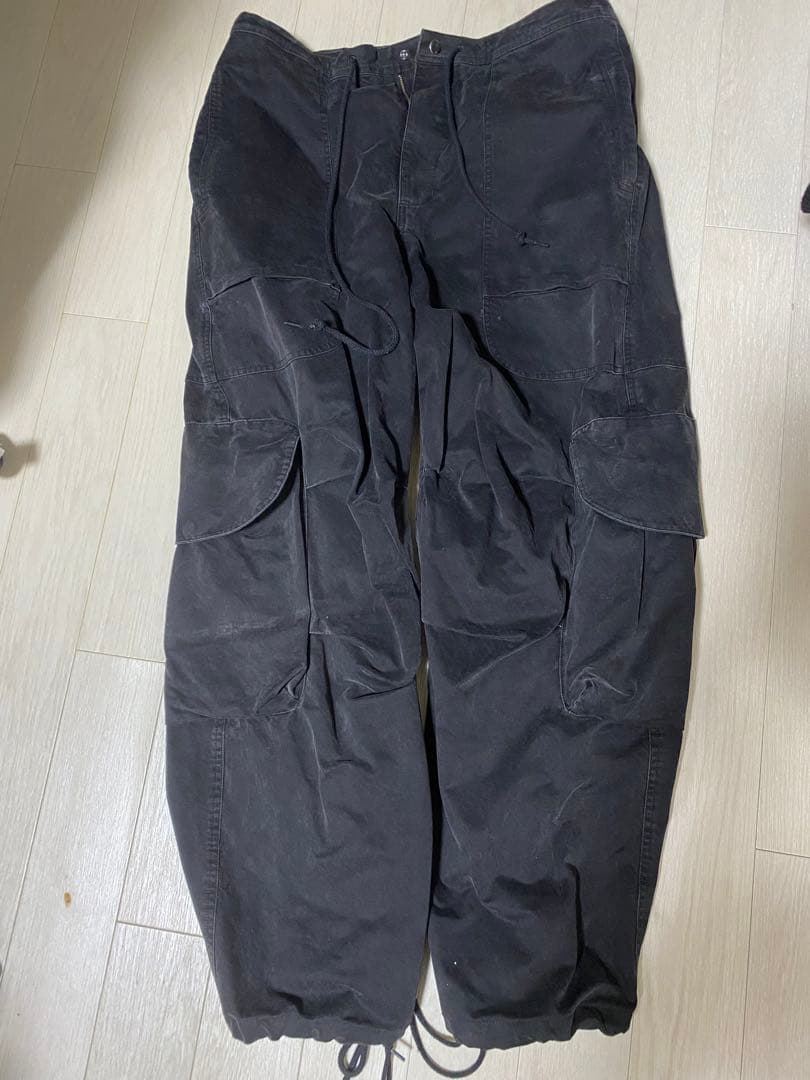 entire studios ブラック カーゴパンツ