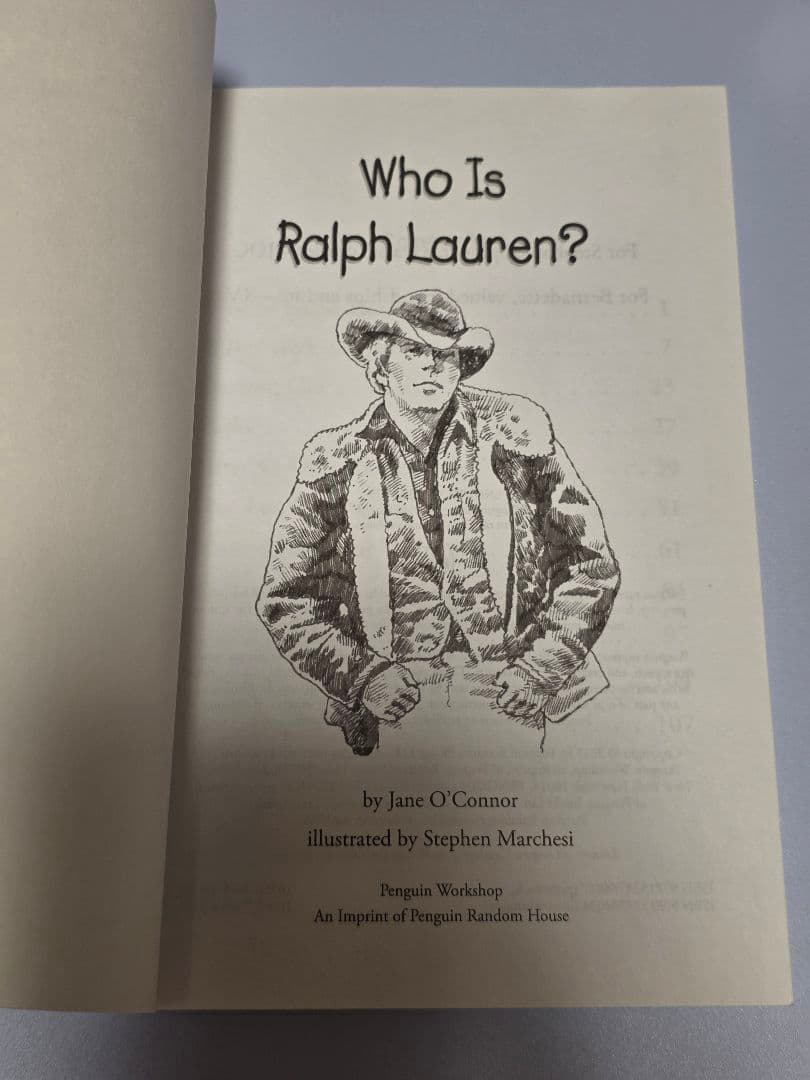 洋書 Who Is Ralph Lauren?