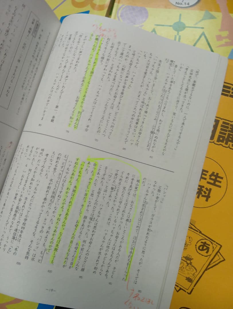 浜学園　小５　国語/算数/理科/春/夏/冬　テキスト　2023年使用版　 中古