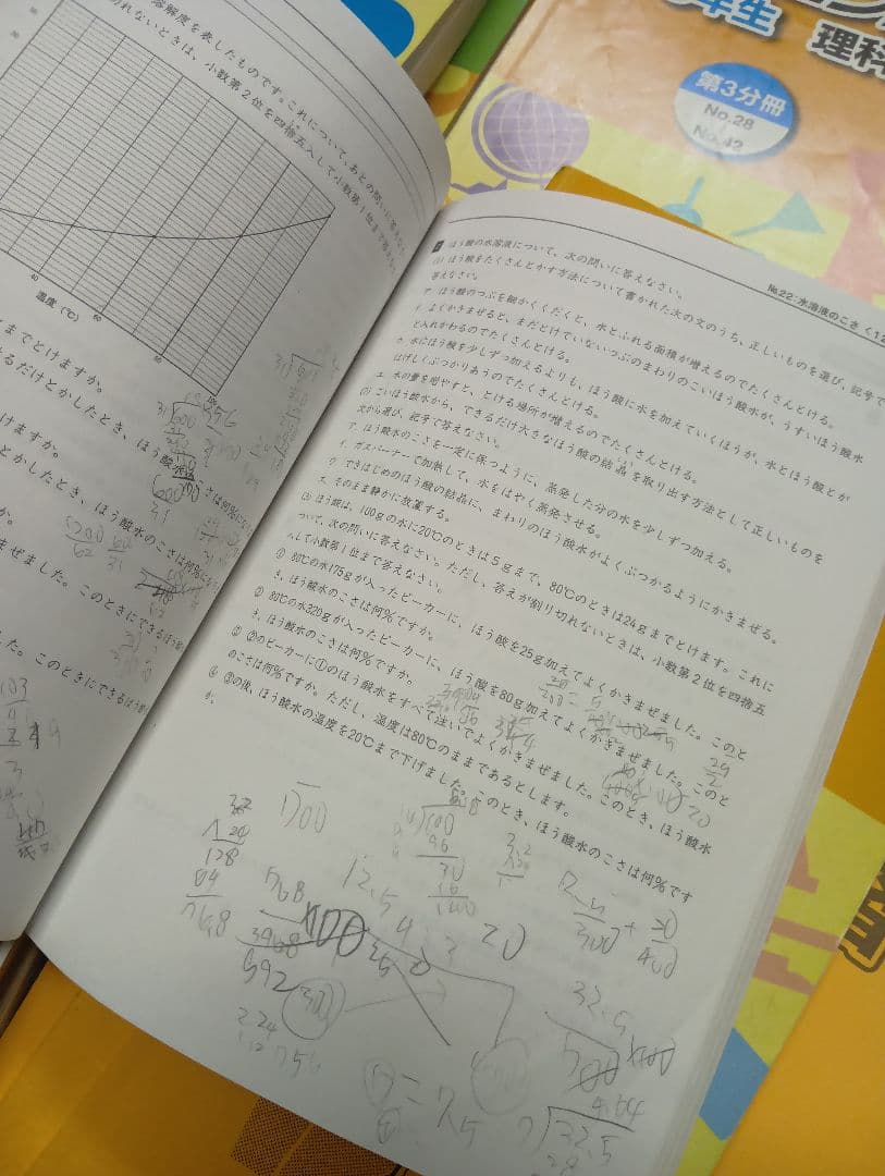 浜学園　小５　国語/算数/理科/春/夏/冬　テキスト　2023年使用版　 中古