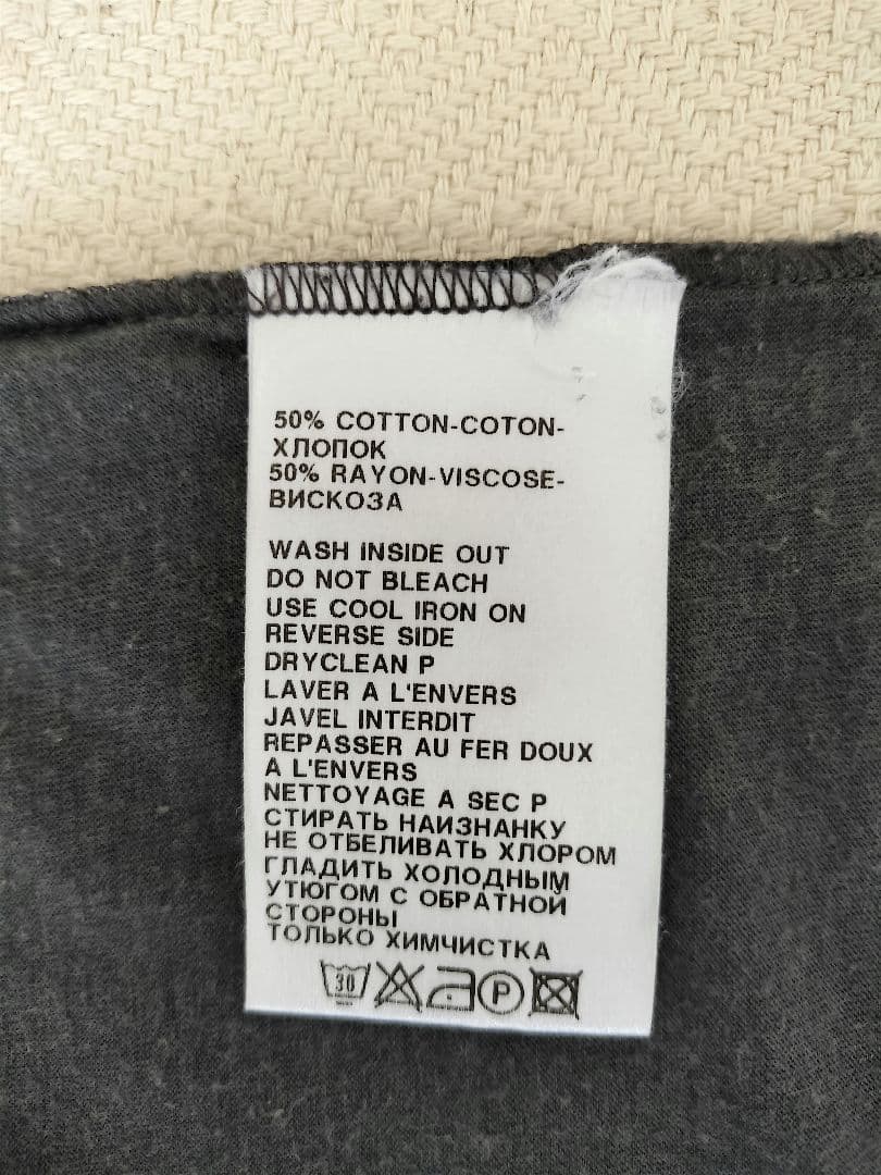 ANN DEMEULEMEESTER グレーロンT