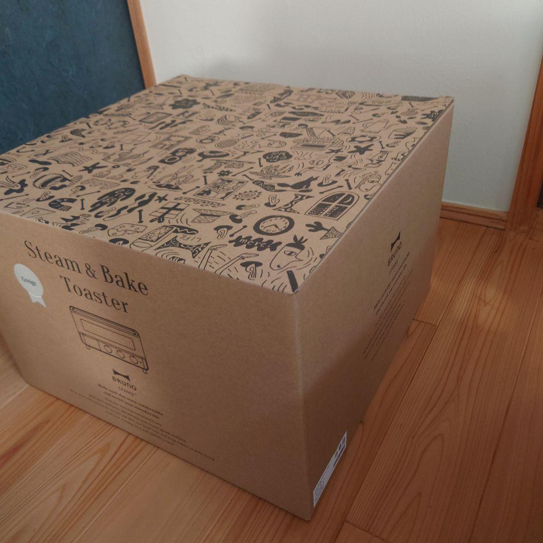 新品・未使用_BRUNO スチーム＆ベイクトースター Greige