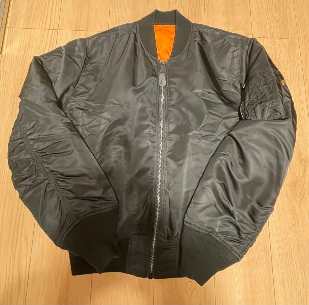 AVIREX MA-1 フライトジャケット ブラック　Lサイズ