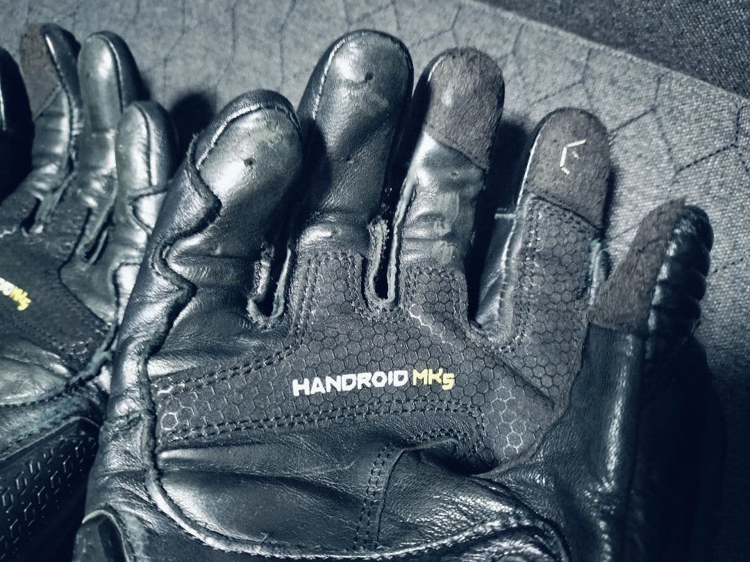 エルフモール KNOX バイク用グローブ ハンドロイドマーク5 ブラック