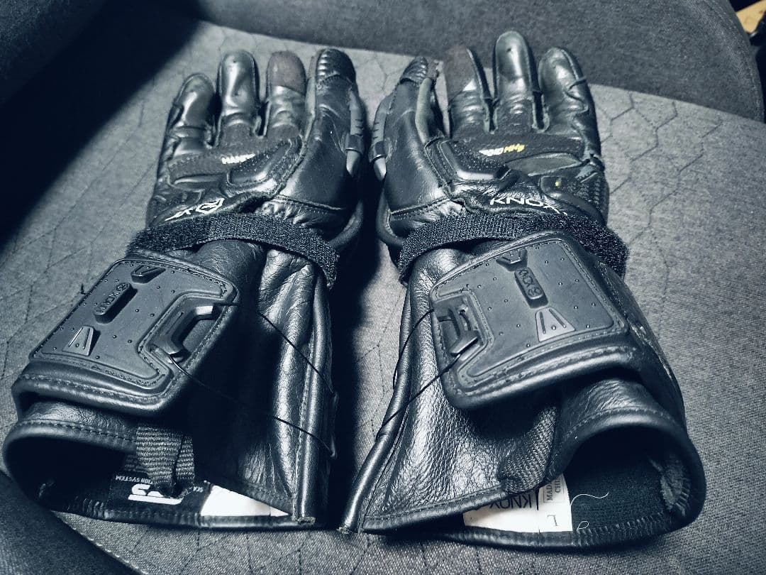 エルフモール KNOX バイク用グローブ ハンドロイドマーク5 ブラック