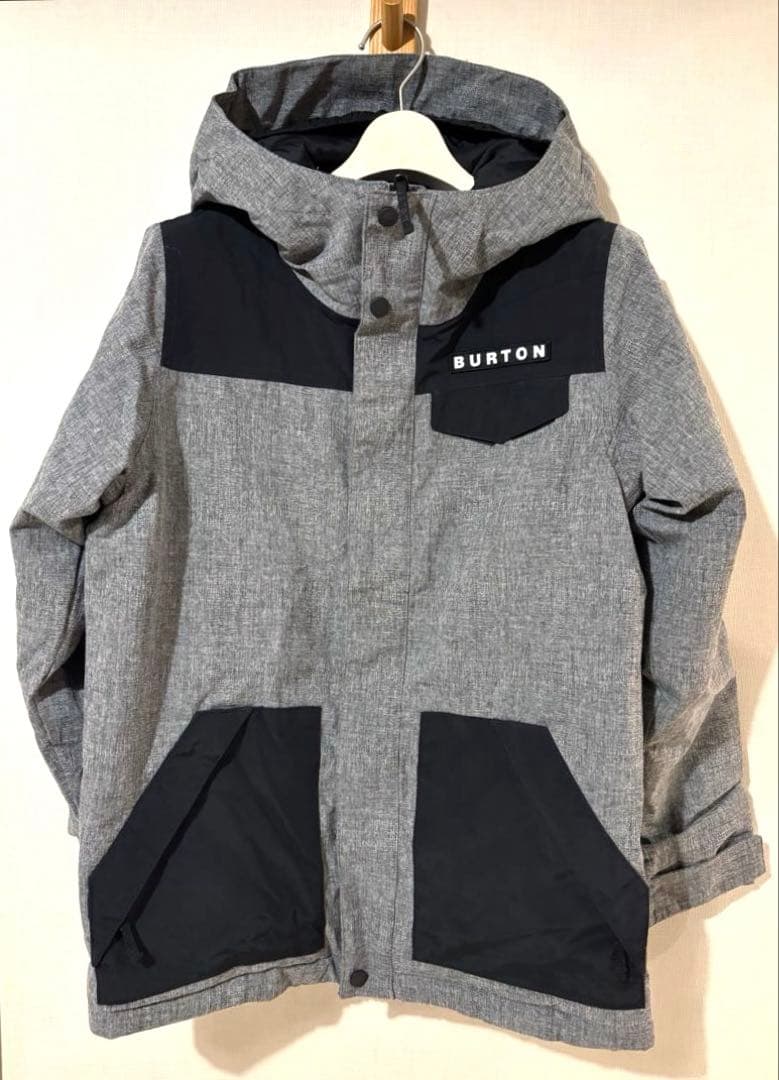 BURTON バートン　ボーイズダグアウトジャケット　スノーボードウェア　グレー
