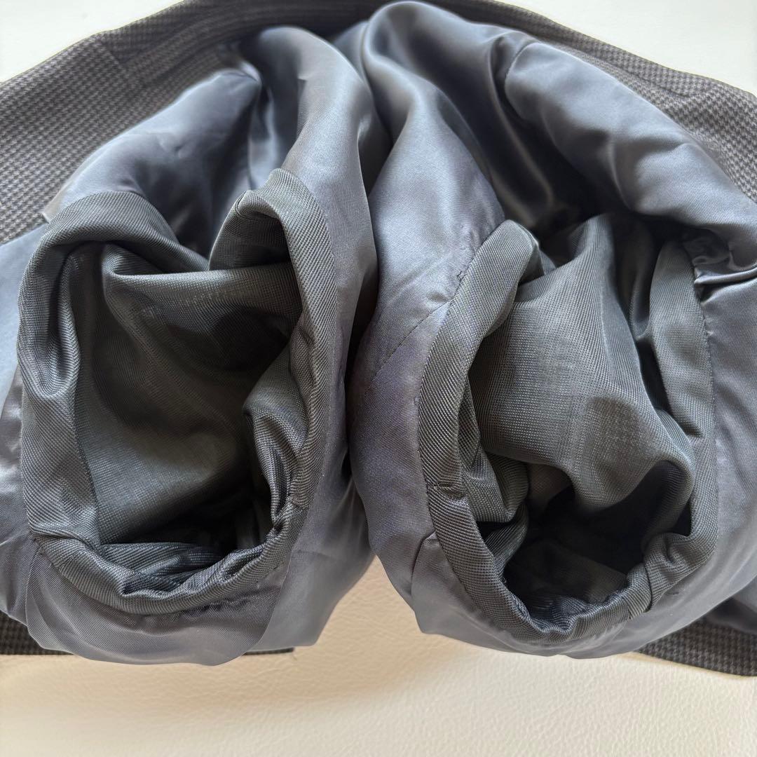 未使用級 スーツセレクト 千鳥格子　4S スーツ スリーピース 2B