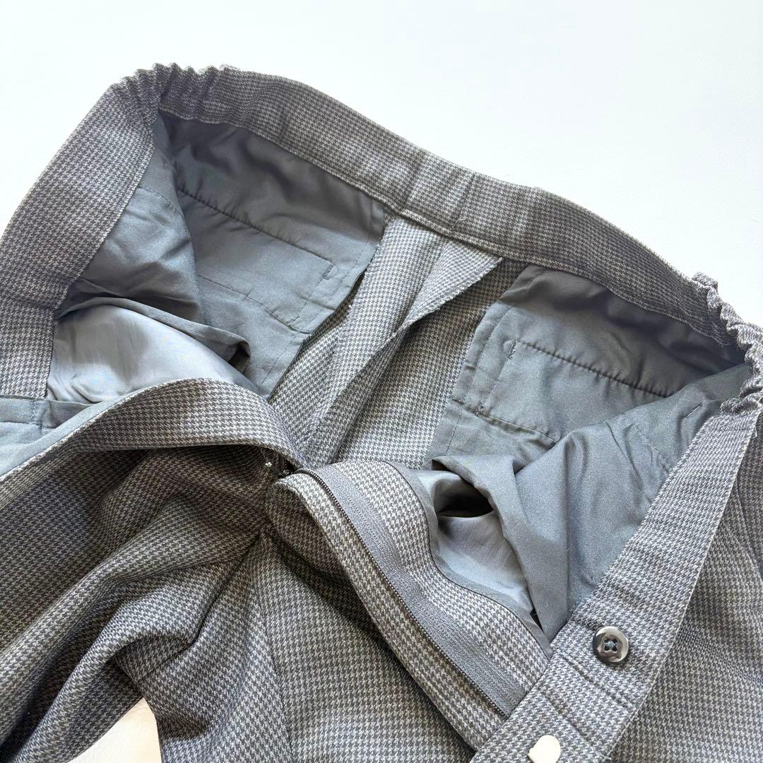 未使用級 スーツセレクト 千鳥格子　4S スーツ スリーピース 2B