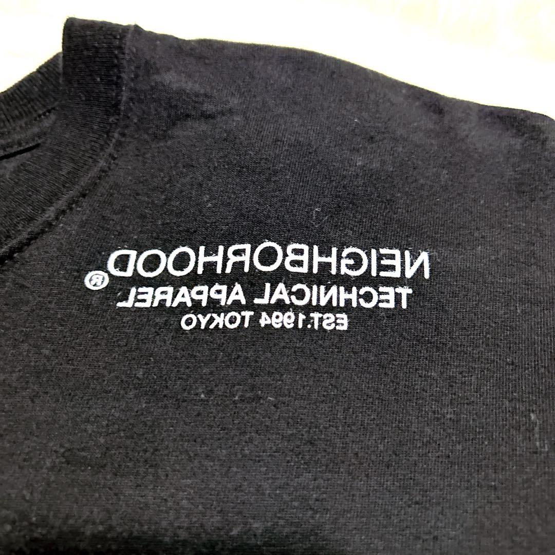 未使用級✨ ネイバーフッド NEIGHBORHOOD ロンT B'z稲葉着用 黒