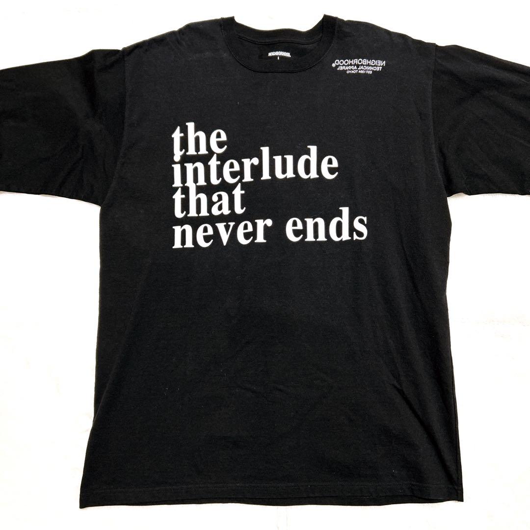 未使用級✨ ネイバーフッド NEIGHBORHOOD ロンT B'z稲葉着用 黒