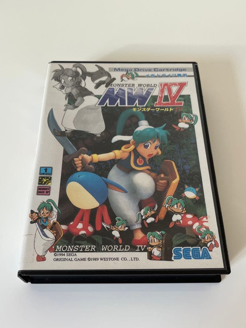 【希少&美品】モンスターワールドⅣ (メガドライブ専用ソフト)