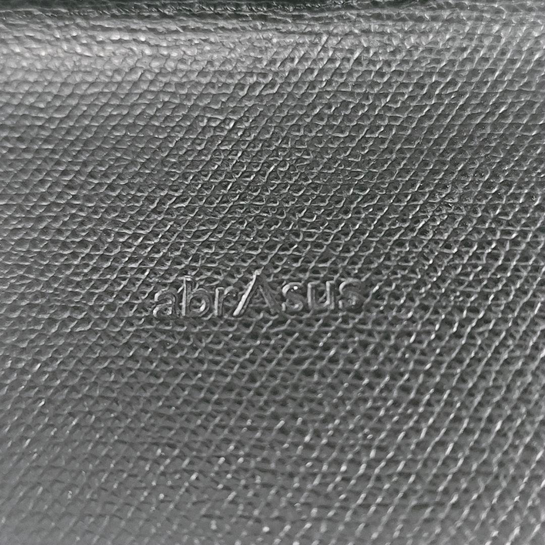 【ぽち様】アブラサス　AirTagも入る小さい財布　ブラック