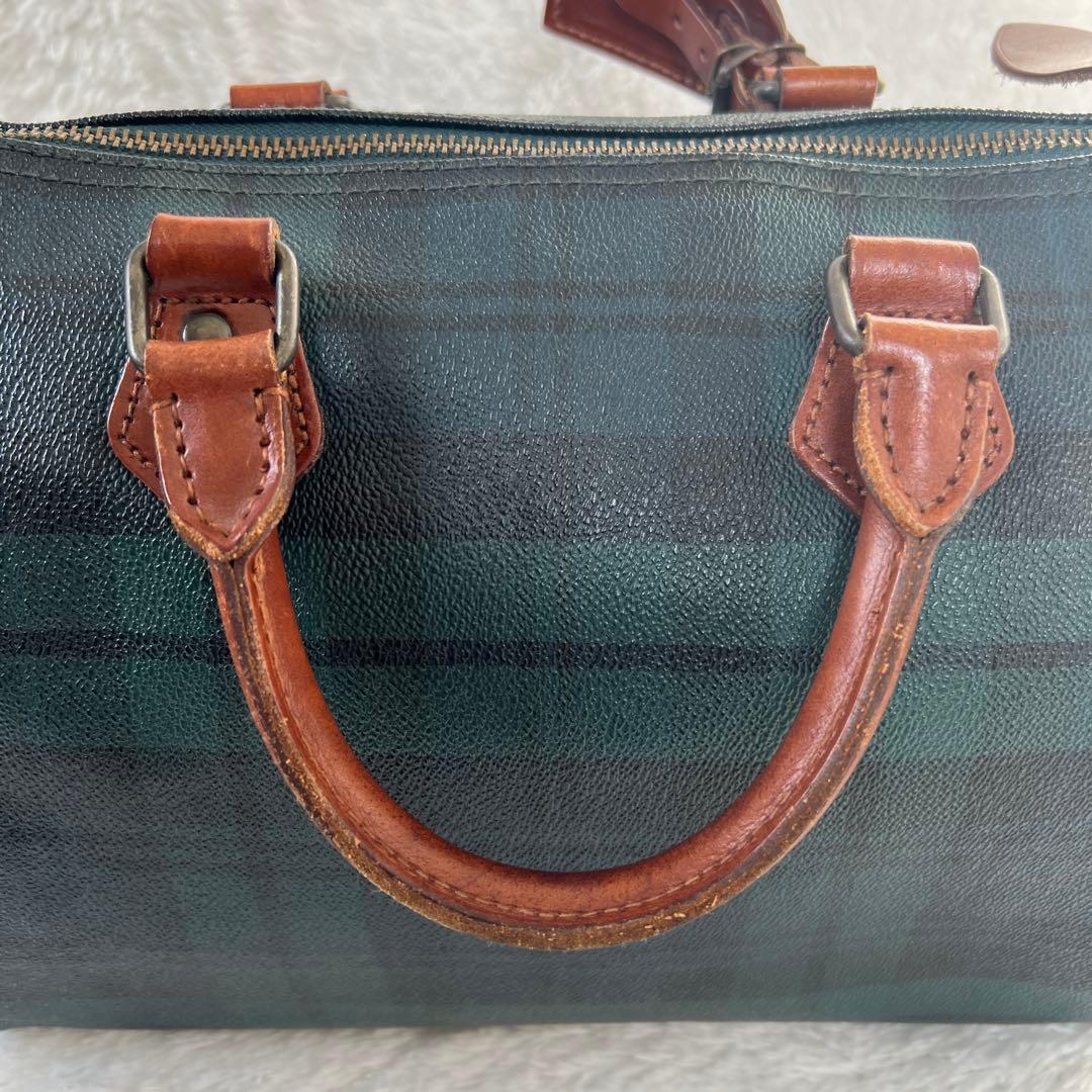 美品✨ POLO RALPH LAURENミニボストンバッグ ブラックウォッチ