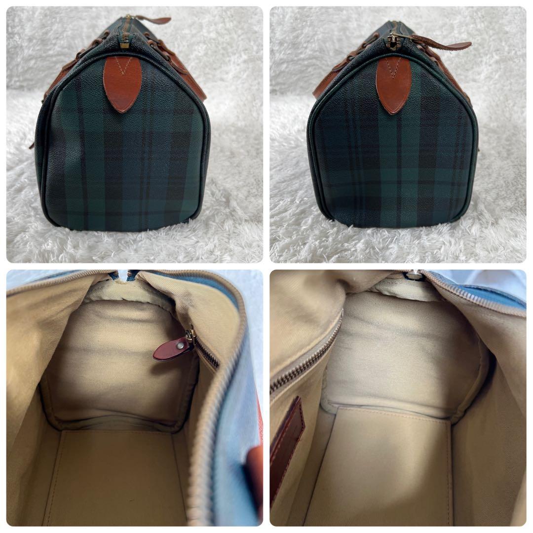 美品✨ POLO RALPH LAURENミニボストンバッグ ブラックウォッチ