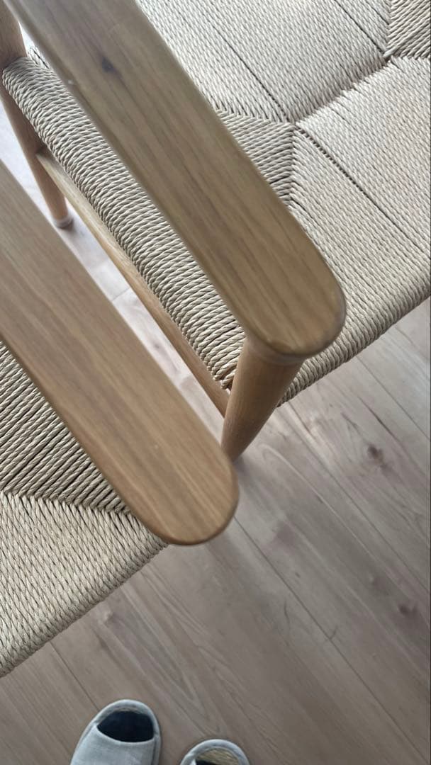 無印良品　ペーパーコードアームチェア　2脚