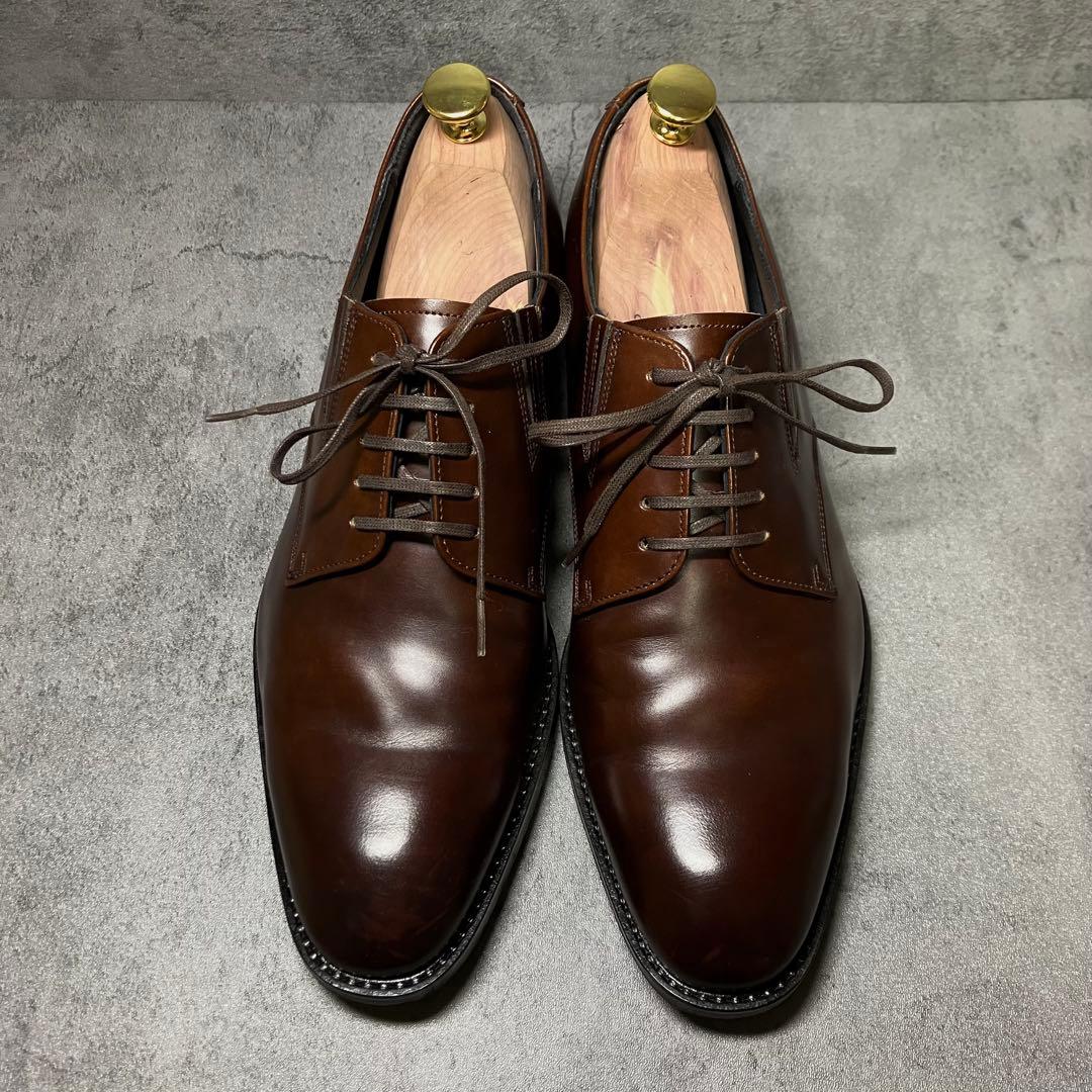 極美品　リーガル　ビジネスシューズ　プレーントゥ　30MR　ブラウン　2248