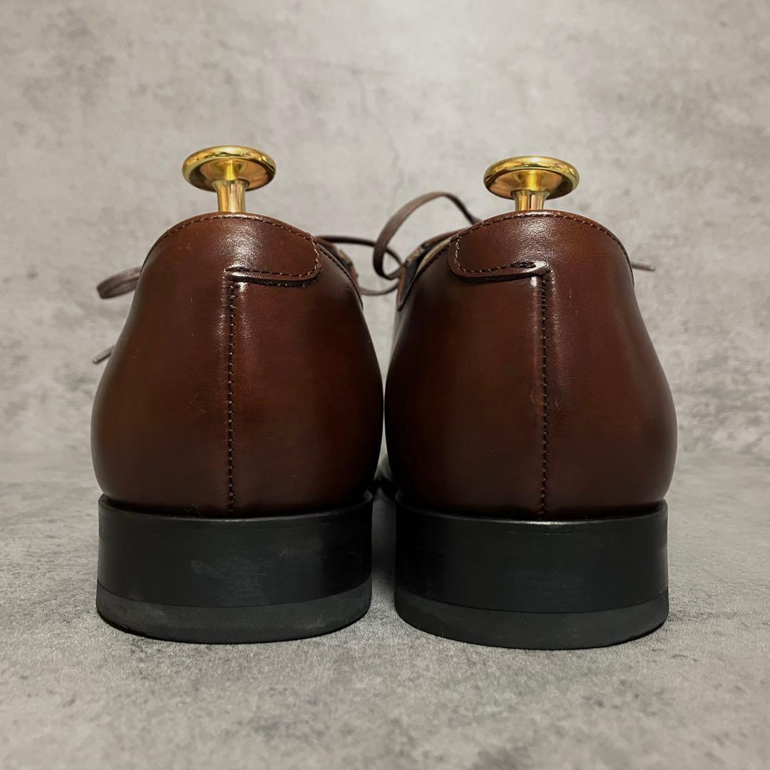 極美品　リーガル　ビジネスシューズ　プレーントゥ　30MR　ブラウン　2248
