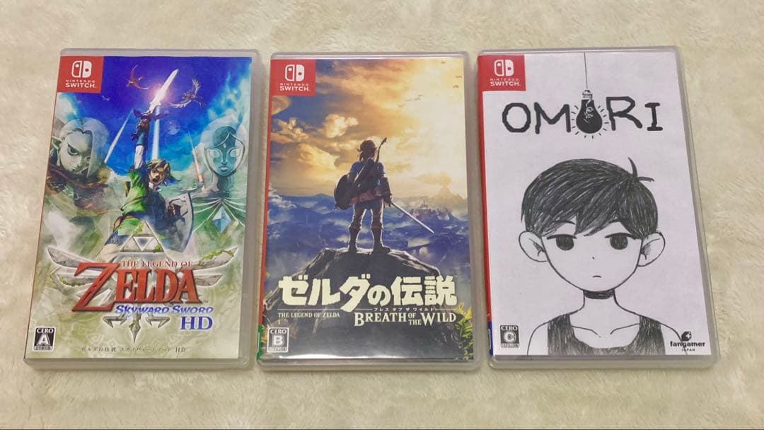 【Switchソフト3本セット】ゼルダ/OMORI