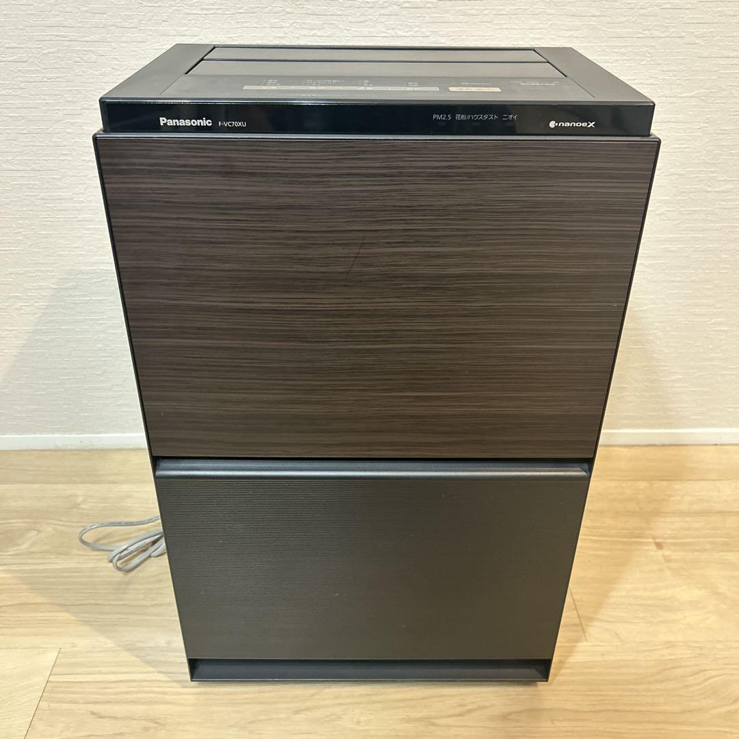 【美品】Panasonic 加湿空気清浄機 2021年製 F-VC70XU