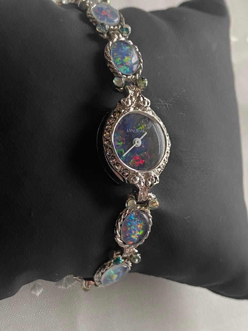 JANOPAL　マーカサイトベゼル＆オパール文字盤　アンティーク