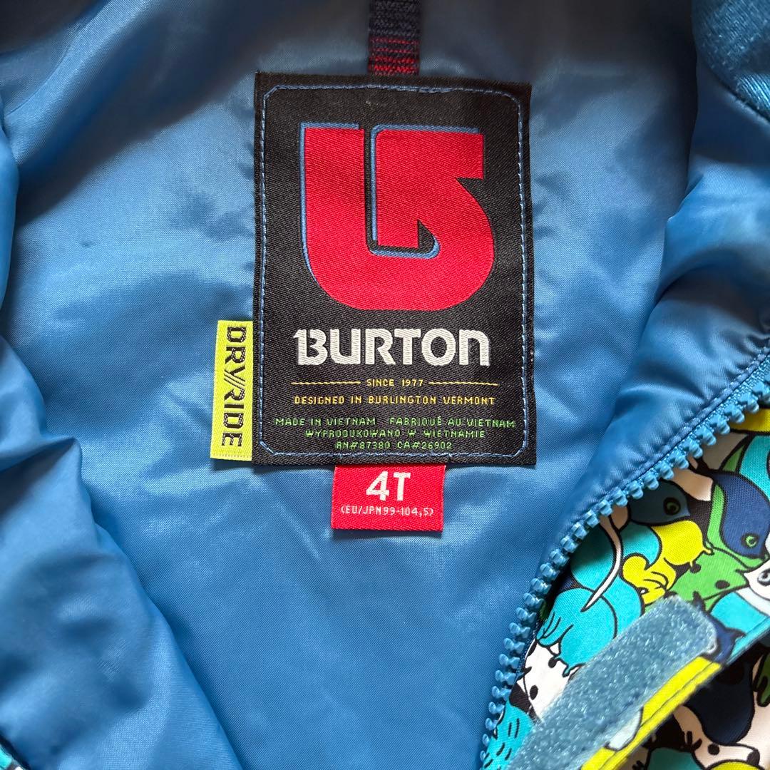 BURTON スノーボードウェア 子ども用 4T