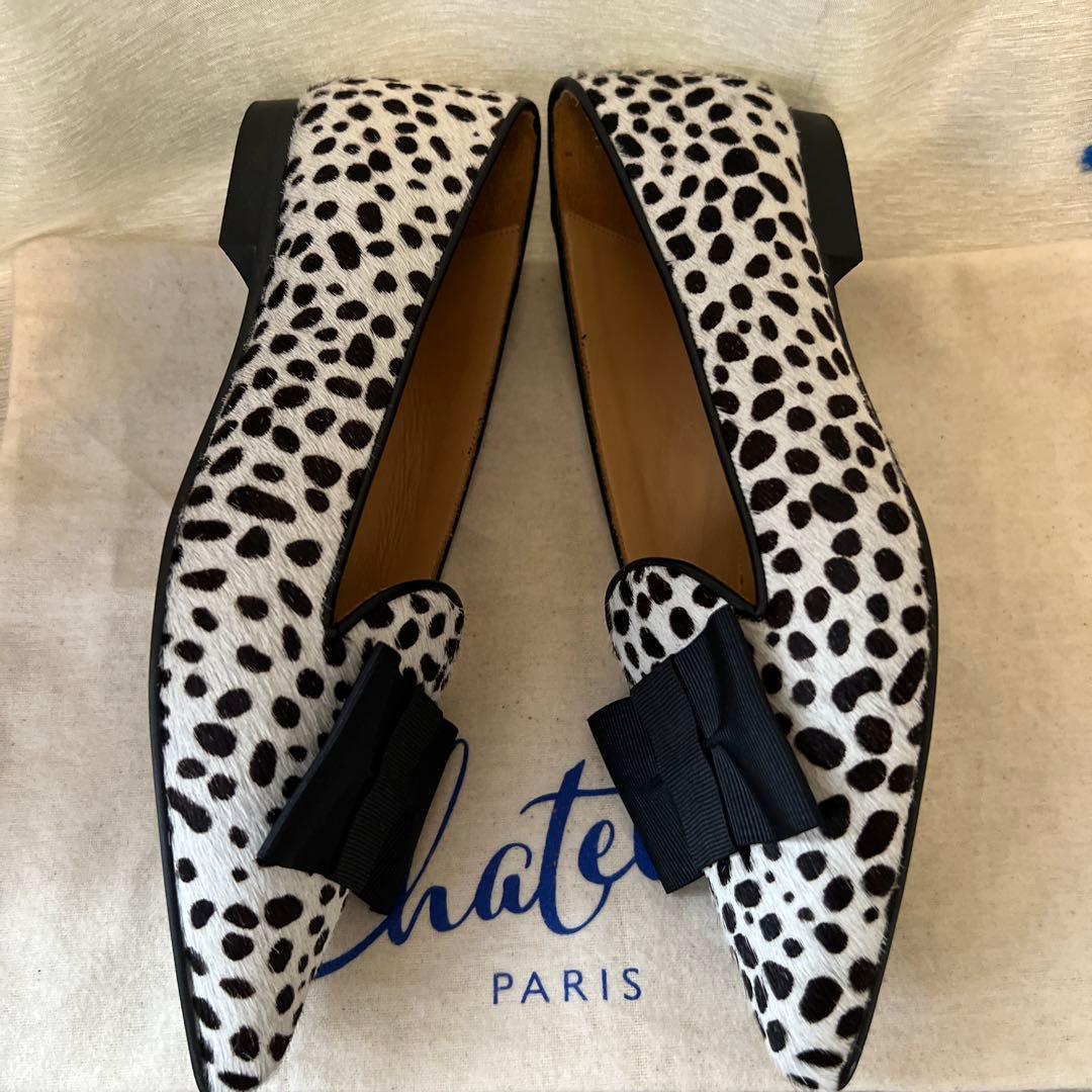 ＊美品　Chatelles Paris シャテル　フラットシューズ サイズ:36