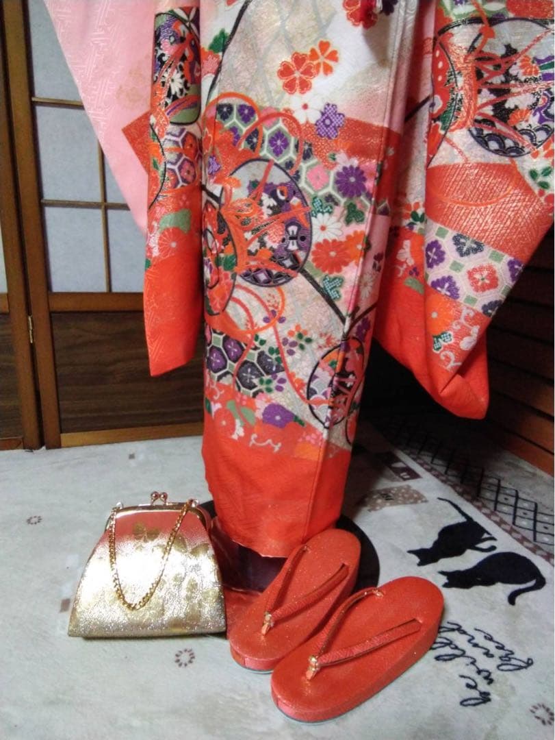 mm です。7歳向け・化繊・お着物セットです