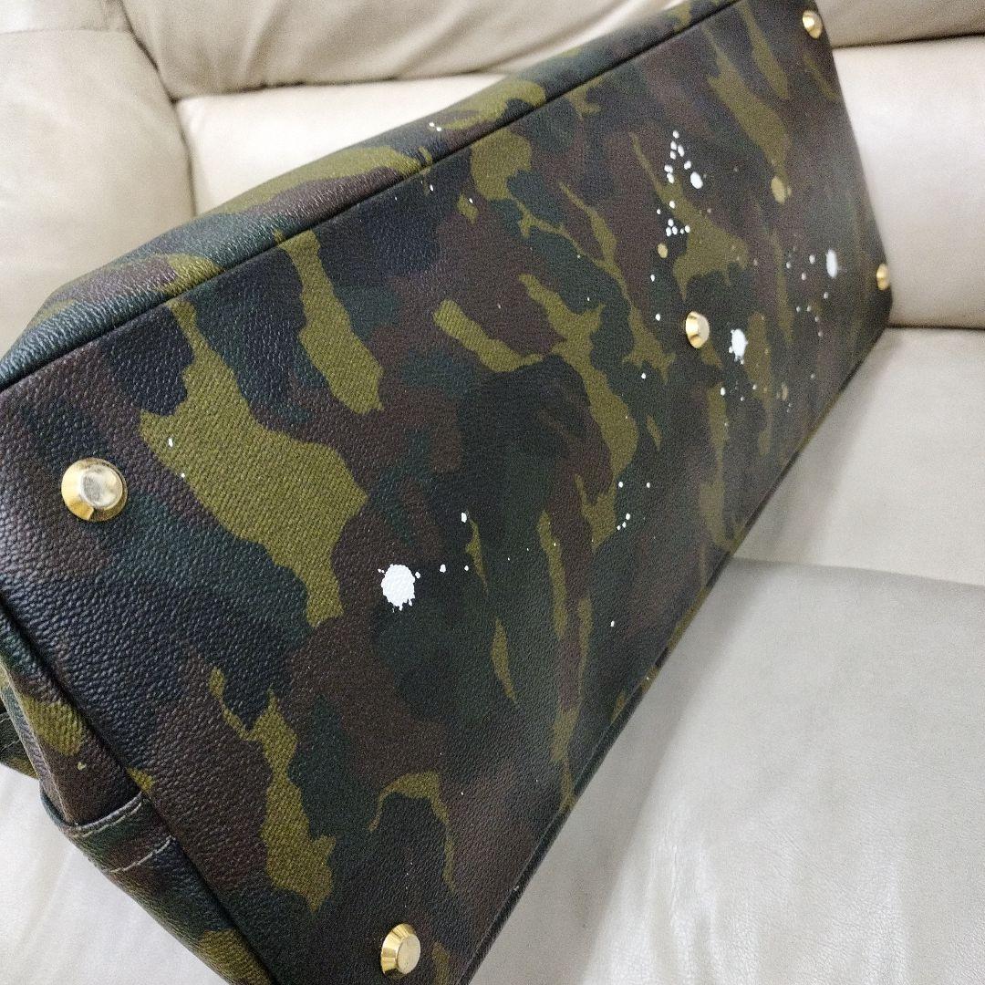 値下げ❗️GENTIL BANDIT ジャンディバンティ　迷彩柄ボストン　美品