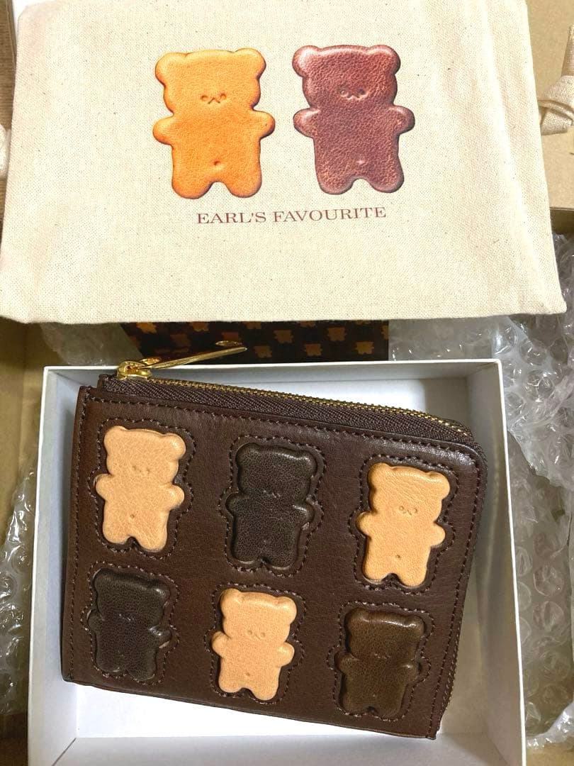 アールスフェボリット EARL’S FAVOURITEくまちゃんブラウニー財布