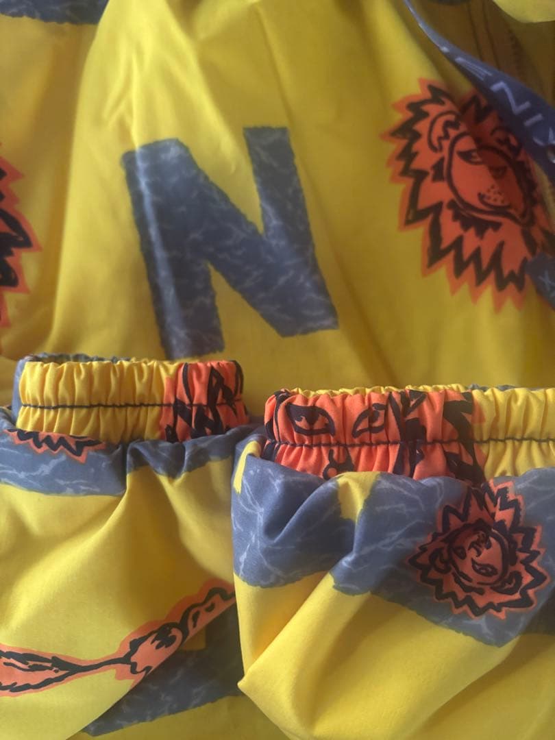 ライオン絵柄スノーウエア上下セット