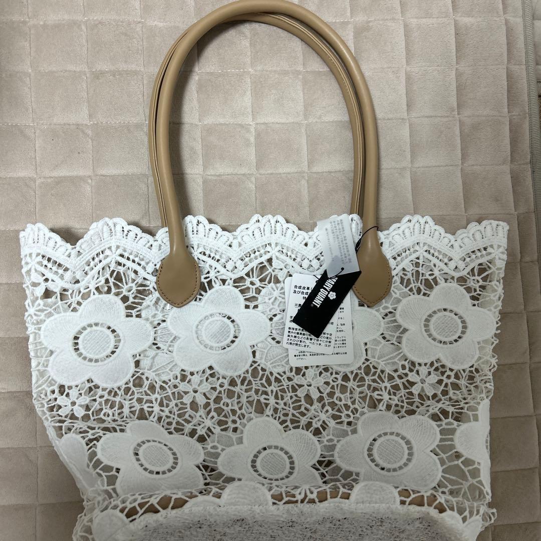 【新品、未使用】MARY QUANT レーストートバッグ