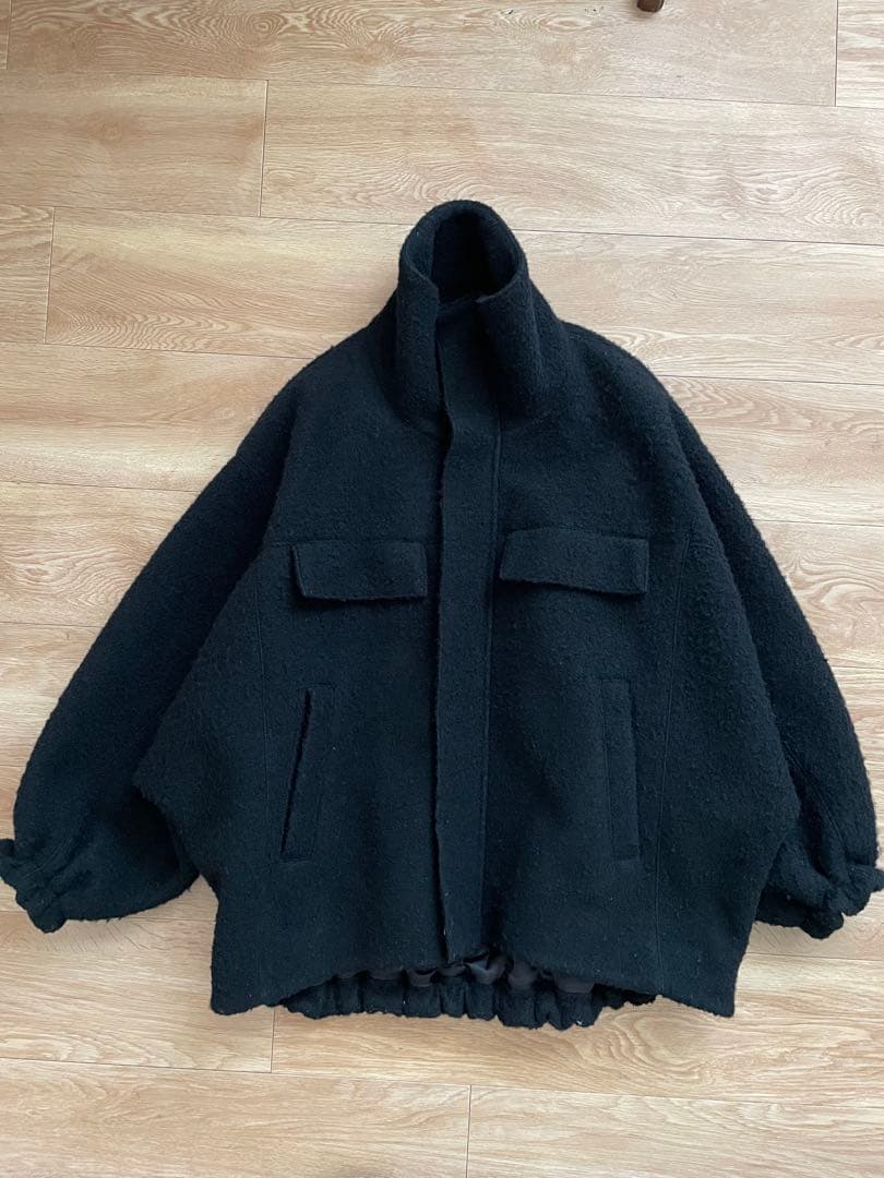 えむ　　　IENA／プードルボンディングブルゾンコート