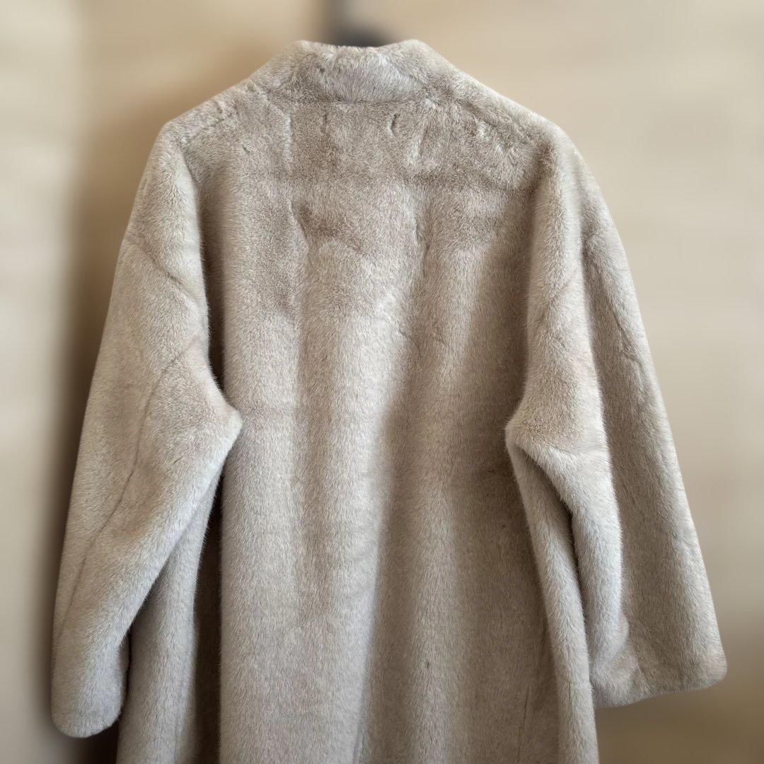 ミンク、カシミアファーロングコート