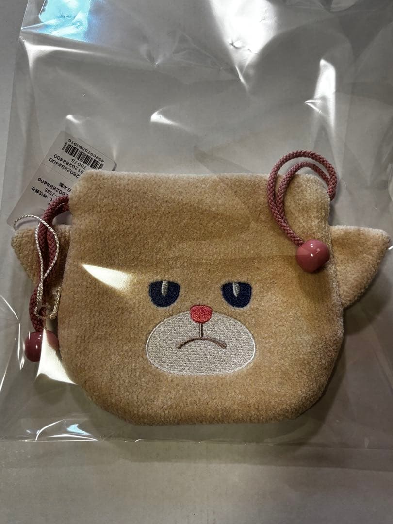 新品タグ付き　フェイラー　FEILER モフモフネコチャン ネコチャン巾着