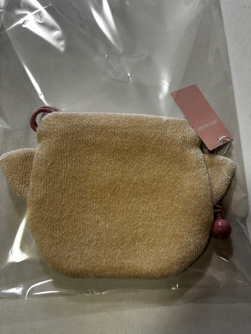 新品タグ付き　フェイラー　FEILER モフモフネコチャン ネコチャン巾着