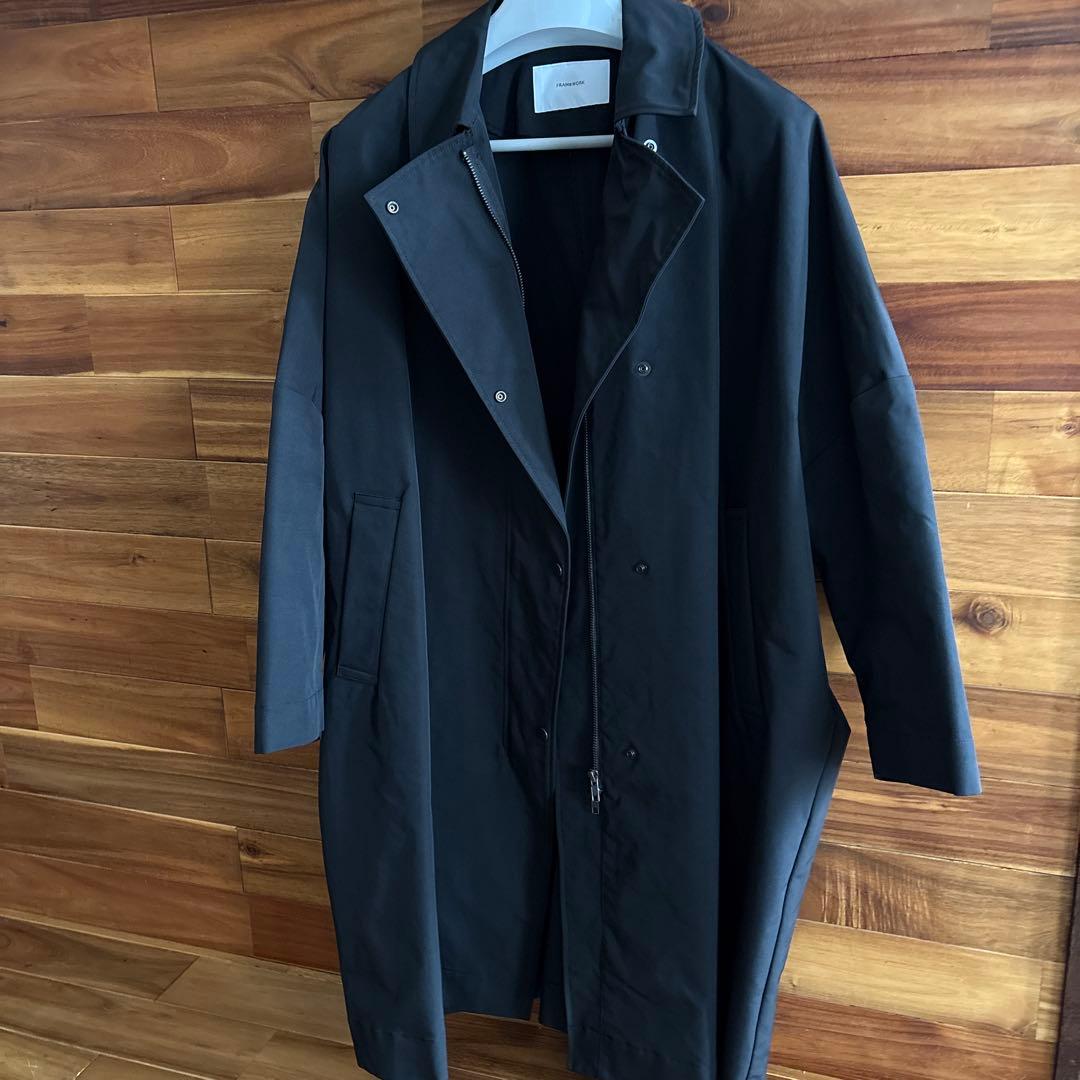 新品未使用フレームワーク　撥水ポンチョトレンチコート　36