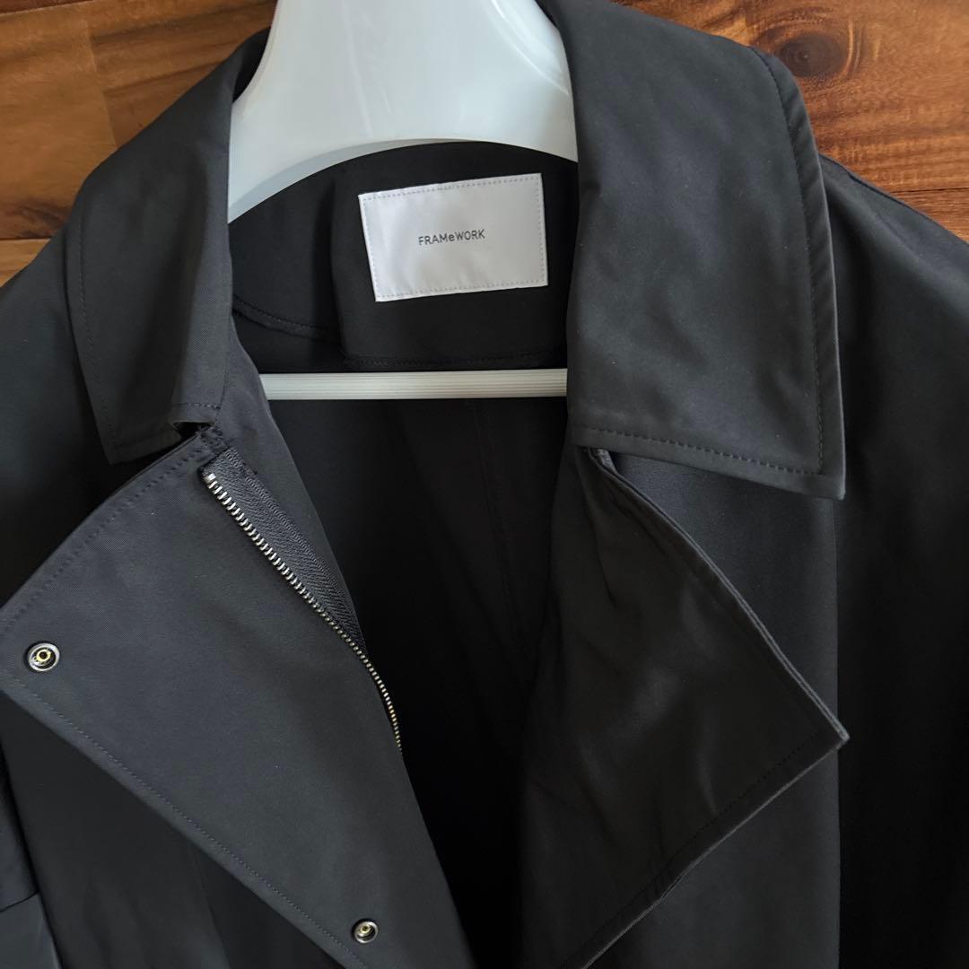 新品未使用フレームワーク　撥水ポンチョトレンチコート　36