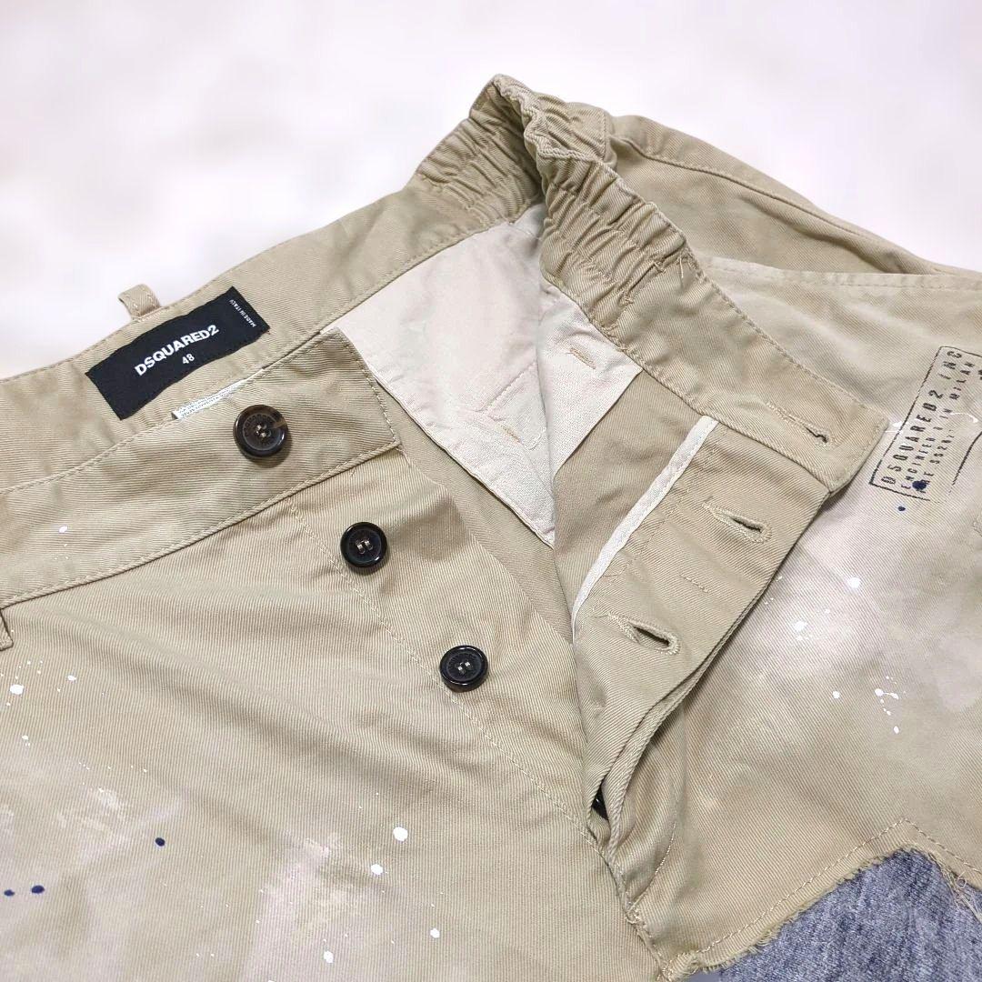 極美品 DSQUARED2 ディースクエアード ハーフパンツ L