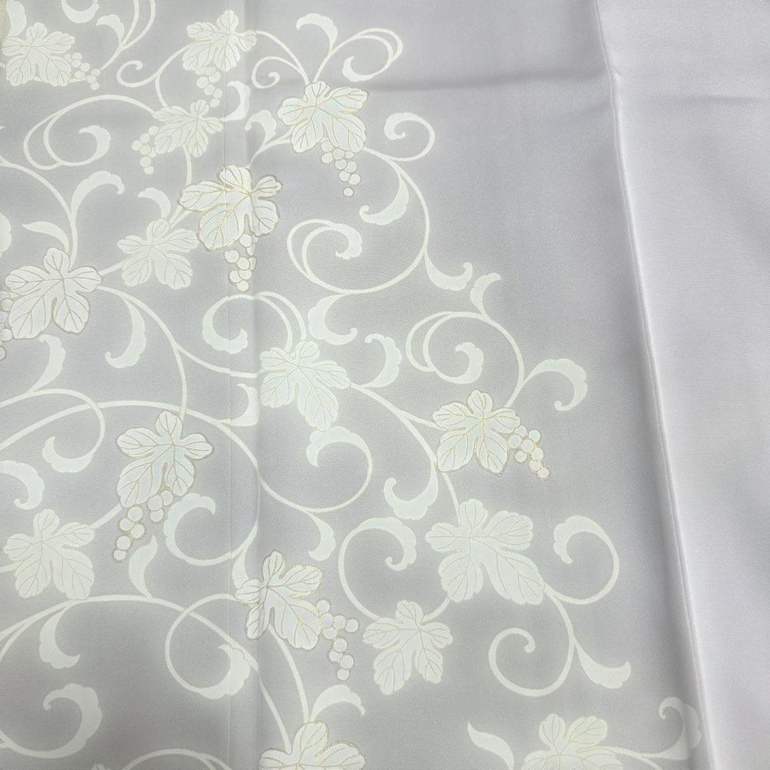 岩下志麻 葡萄唐草 薄紫 訪問着 付下げ 落款あり