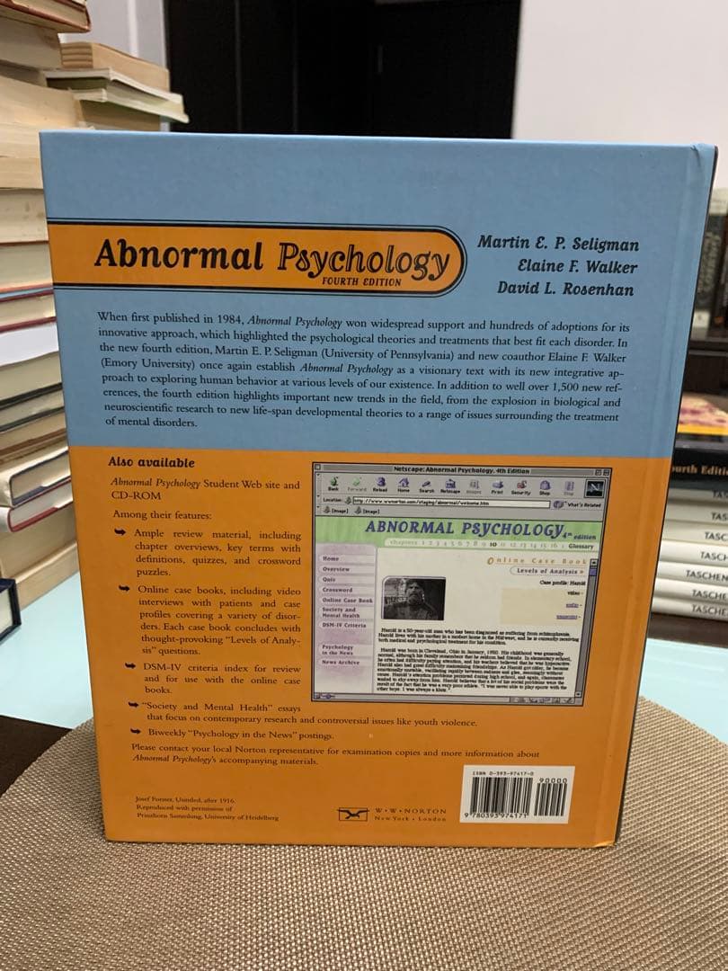 Abnormal Psychology 第四版