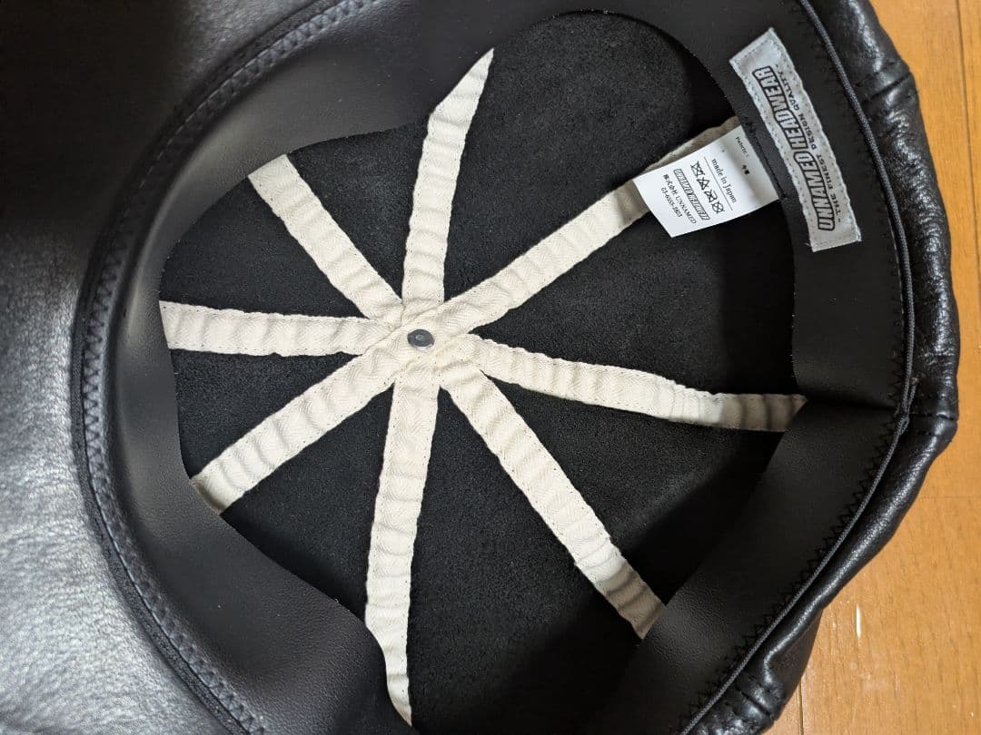 UNNAMED HEADWEAR レザーキャスケット