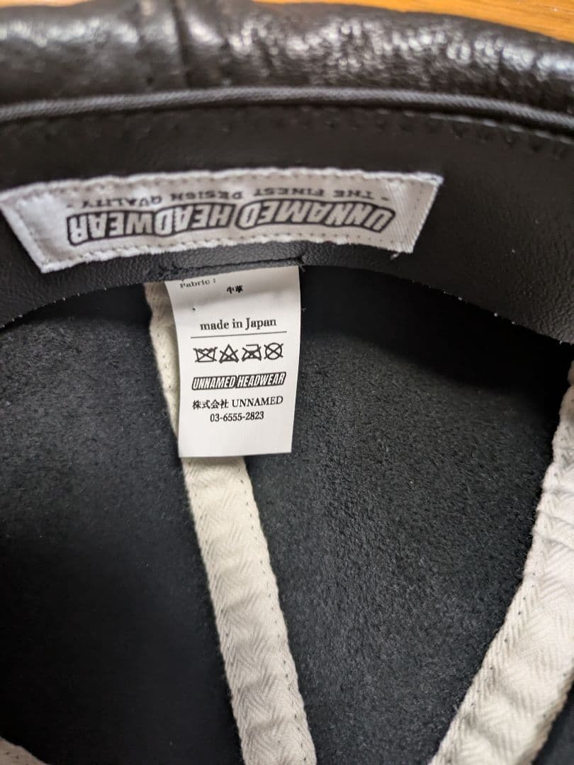 UNNAMED HEADWEAR レザーキャスケット
