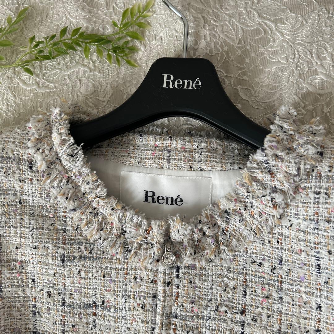 Rene ジャケット　高級イタリー製生地　美品